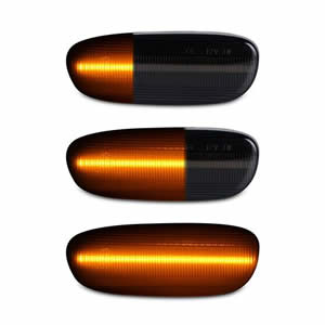Smoked Lens LED Dynamic Turn Signal Light for Subaru Impreza GC GM GF LED Side Marker Light