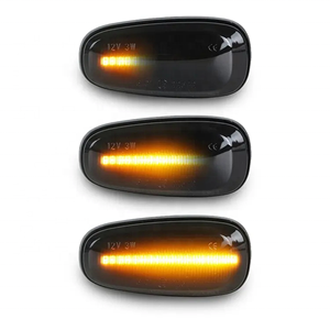 Smoked Lens LED Turn Signal Lamp Front Fender Side Marker for Opel Zafira a Astra G Accessories