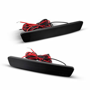 Smoked Lens Red Full LED Rear Bumper Side Marker Reflectors Light for Ford  Mustang 1999 - 2004 OEM# XR3Z-15A448-AA