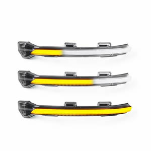 Smoking clear Lens Dynamic LED Turn signal Light for VW Golf 7 Limousine E-Golf Golf 7 Variant Golf Sportsvan Touran 2