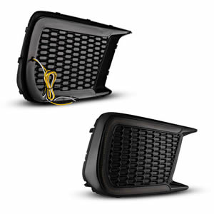 Switchback LED DRL Running Light for Subaru WRX STI Smoked Lens Sequential Amber Signal Light Error Free
