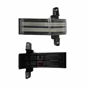 Switchback White &Sequential Amber LED Side Mirror Marker Light Turn Signal Direction Indicator Lamp for Chevrolet Silverado