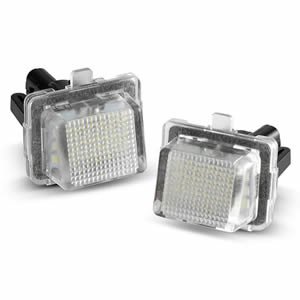 Upgraded LED License Plate Light for Mercedes-Benz SLK-Class 2011~ SL-Class W231 2012~ Water Resistant