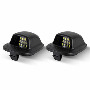Waterproof LED Number License Plate Light Error Free for Nissan Frontier 2004 Easy Installation