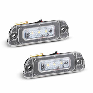 Waterproof LED Number Plate Light for Mercedes-Benz W251 2006-2011 & ML-Class W164 2005-2011 Easy to Install