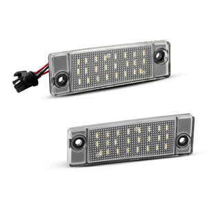Waterproof Non-Polarity LED Number Plate Light for Peugeot 207/208/308 II/2008 Auto Lighting System