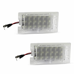 White LED License Plate Light for Opel Omega Easy to Install Waterproof Auto Parts Accessories