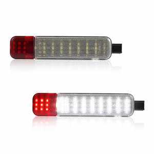 White & Red  LED Door Panel Courtesy Lamp Light for Chevrolet C/K TAHOE YUKON SIERRA Hummer H2