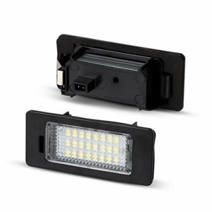 Wholesale 12V LED License Plate Light for Audi A1 A5 A7 RS5 Fecelift VW GOLF6 Variant SKODA Fabia II Led Number License Lights