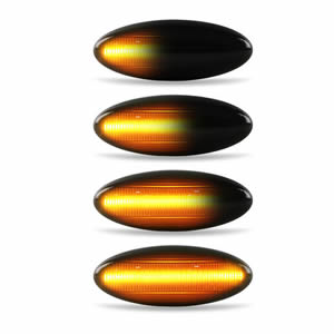 Wholesale Smoked Clear Lens LED Turn Signal Light for Toyota Yaris Mk2 P9 RAV4 Mk3 Auris Mk1 E15 LED Side Marker Lamp Lights