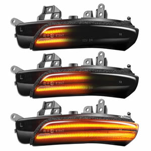 Wholesale Smoked Lens Dynamic LED Mirror Turn Signal Light for Toyota PRIUS ZVW30 DAIHATSU LED Direction Indicator Lamp Lights