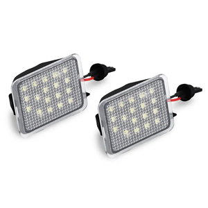 Xenon White Full LED Under Side Mirror Puddle Lights for Ford Focus C-Max Kuga Escape Unde Mirror Light