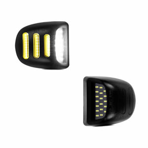 Yellow+White Light Led License Plate for GMC sierra 2500 1999-2004 3500 2001-2014 1500 1999-2013  for Chevy Silverado 2001-2014
